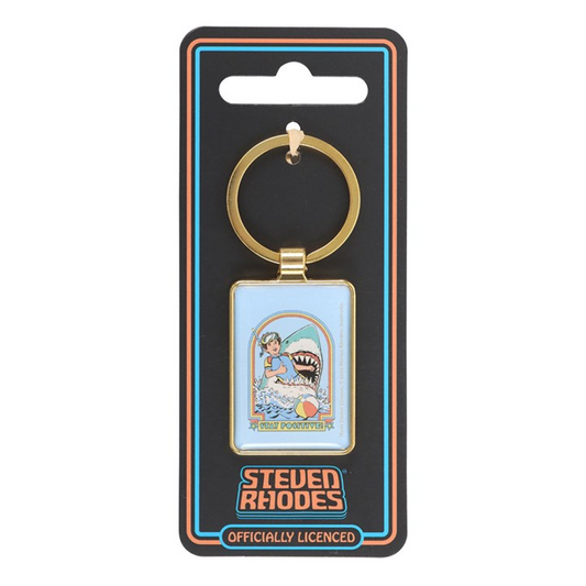 Stay Positive Keyring by Steven Rhodes