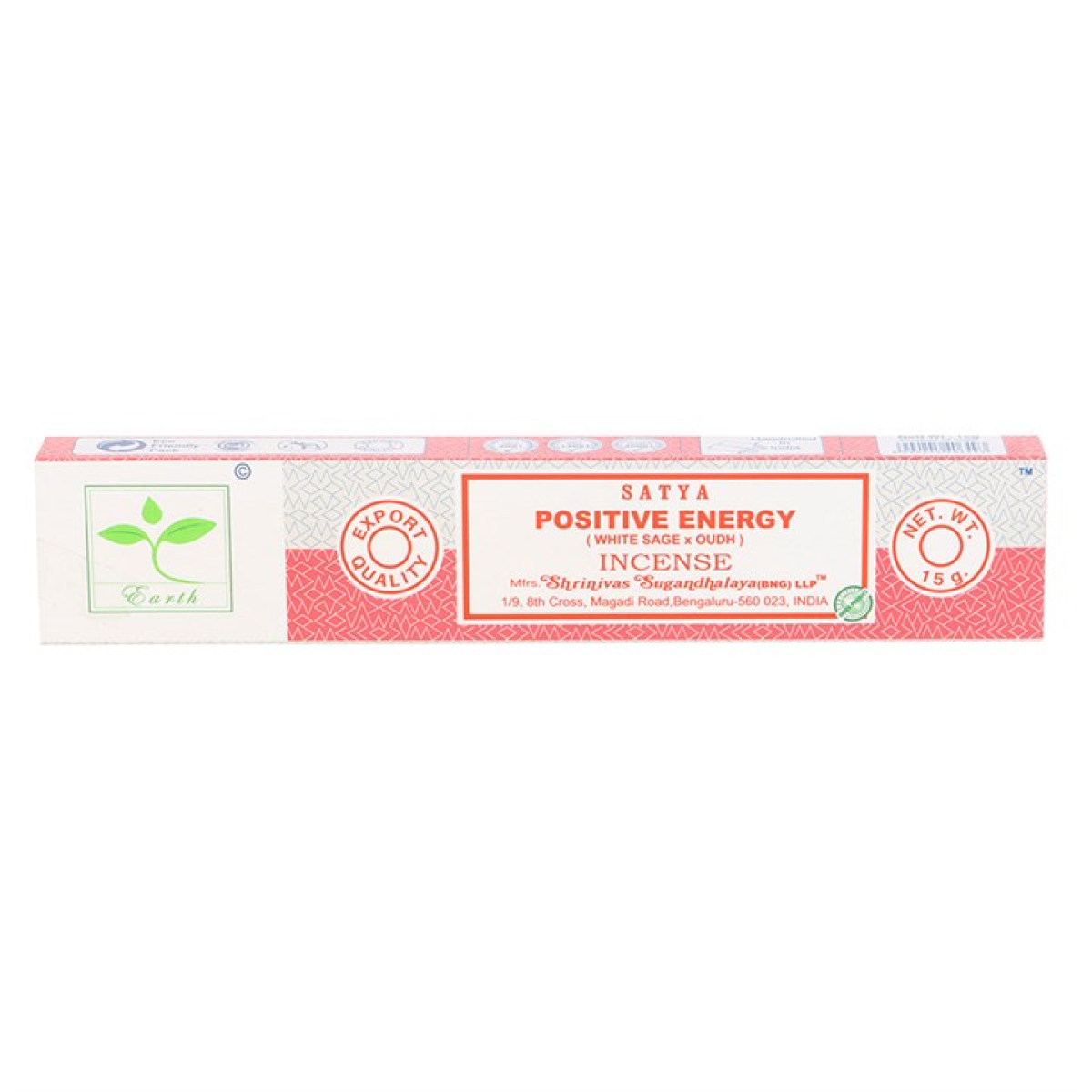 Set of 6 Earth Satya Positive Energy Incense (12/50)