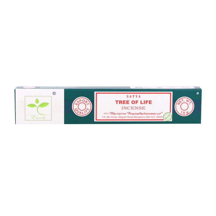 6 Packs of Tree of Life Earth Incense by Satya