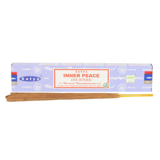 Set of 12 Inner Peace Incense Sticks by Satya (12/50)
