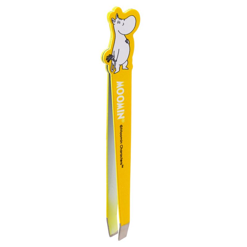 Yellow Moomin Shaped Stainless Steel Tweezers