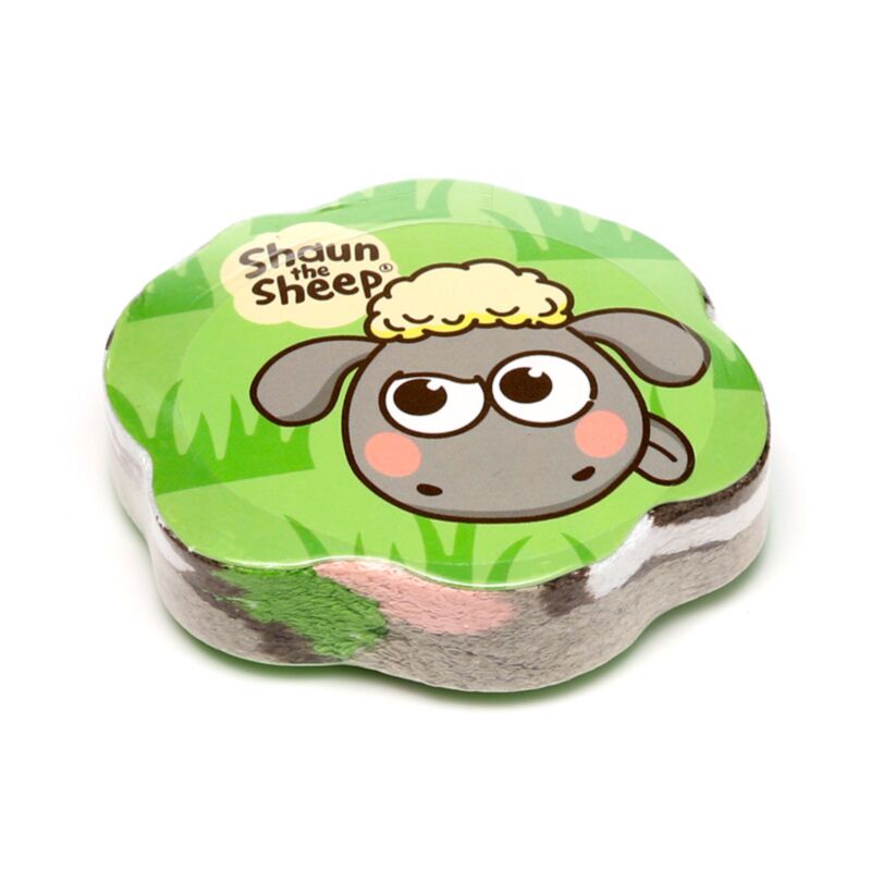 Kawaii Cute Shaun the Sheep Compressed Travel Towel - Green