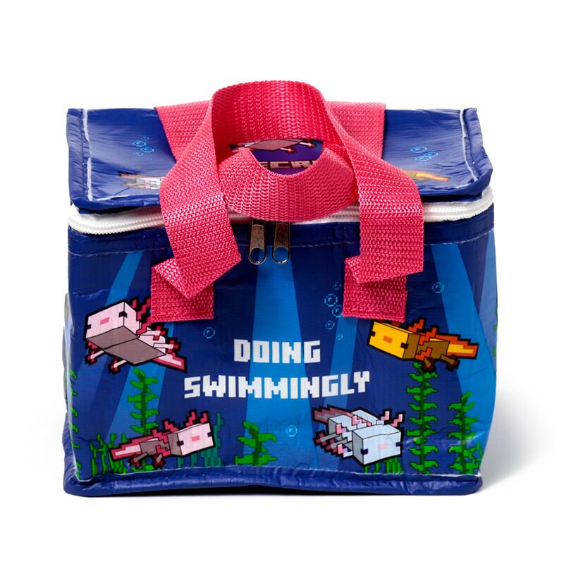 RPET Cool Bag Lunch Bag Minecraft Axolotl