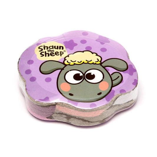 Kawaii Cute Shaun the Sheep Compressed Travel Towel - Purple