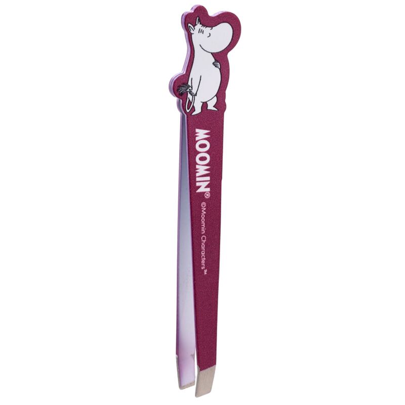Mauve Moomin Shaped Stainless Steel Tweezers