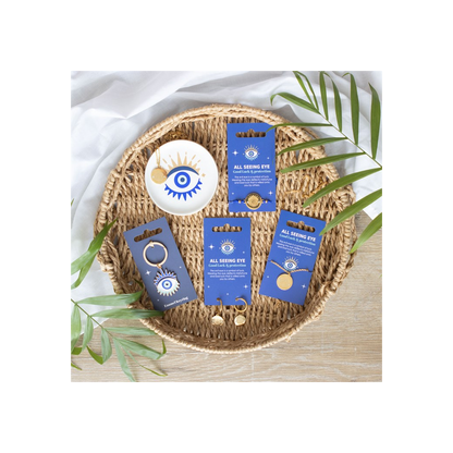 All Seeing Eye Necklace & Dish Gift Set