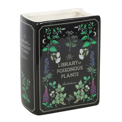 Poisonous Plants Book Shaped Vase