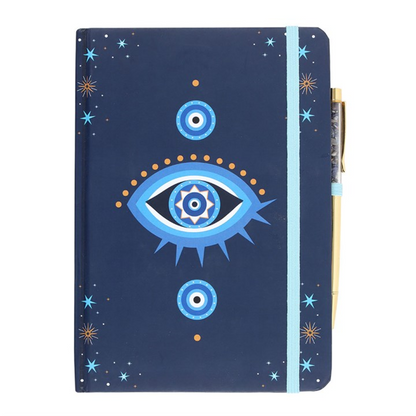 All Seeing Eye A5 Notebook with Crystal Chip Pen
