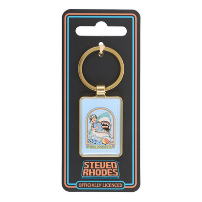 Stay Positive Keyring by Steven Rhodes