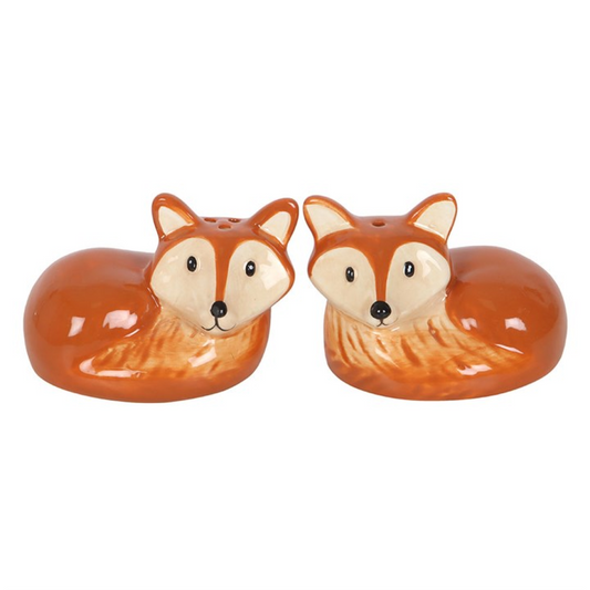 Fox Salt and Pepper Shakers