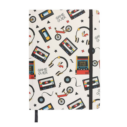 Retro 80s Print A5 Notebook