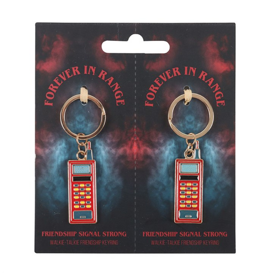 Set of 2 Friendship Walkie Talkie Keyrings