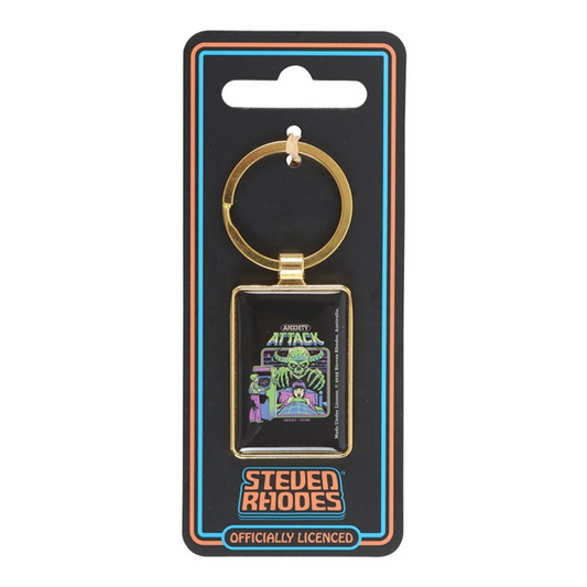 Anxiety Attack Keyring by Steven Rhodes