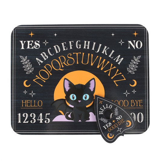 Cute and Creepy Bat Cat Talking Board with Planchette