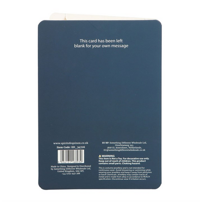 Hand of Hamsa Necklace on Greeting Card