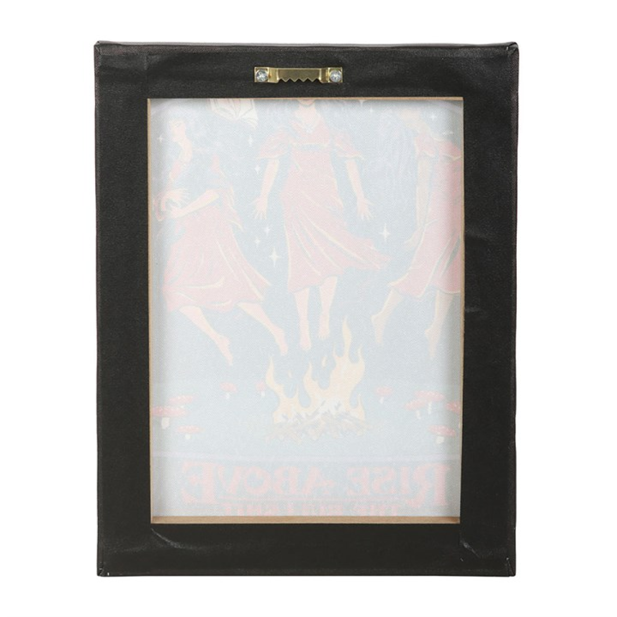 19x25cm Rise Above the Bullshit Canvas Plaque by Steven Rhodes