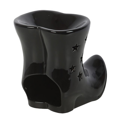 Black Witch Boots Oil Burner