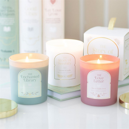 The Story of Serenity Coconut & Vanilla Candle