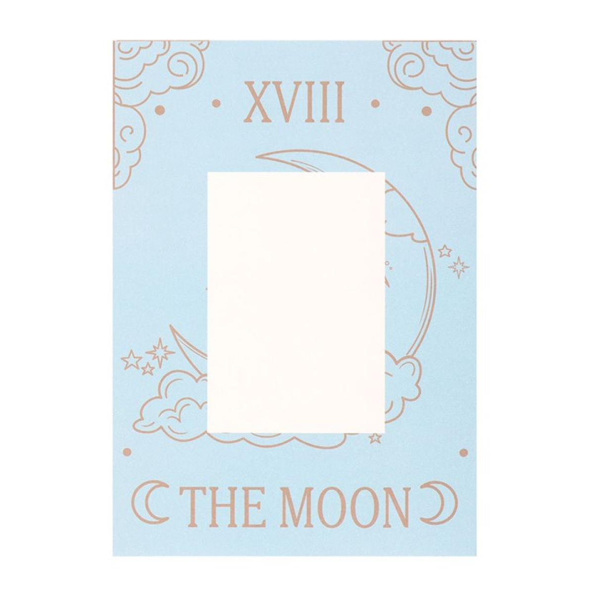 The Moon Vintage Tarot Necklace on Greeting Card