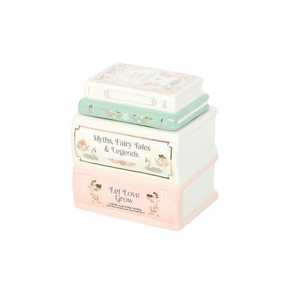 Book Stack Oil Burner and Wax Warmer