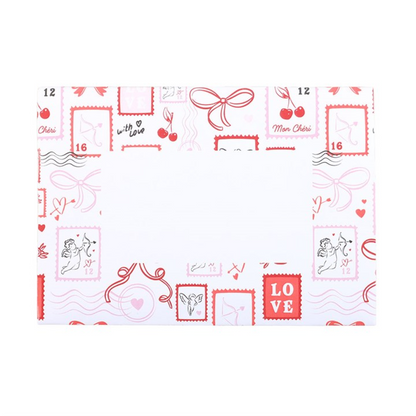 Love Letter Locket Necklace on Greeting Card