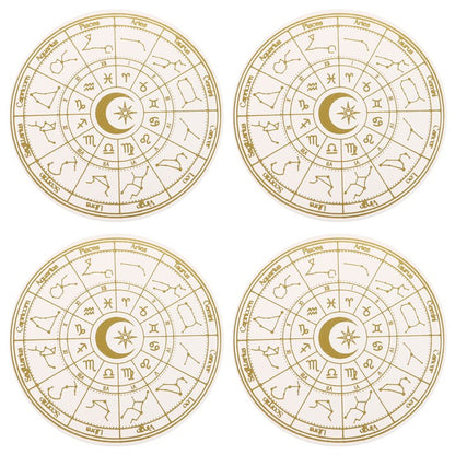 Astrology Wheel Coaster Set