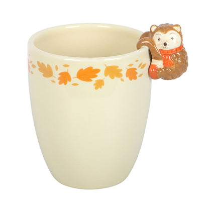 Autumn Plant Pot with Hedgehog
