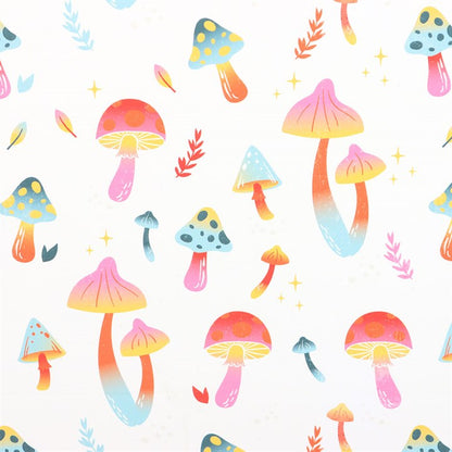 23cm Medium Funky Fungi Mushroom Print Gift Bag