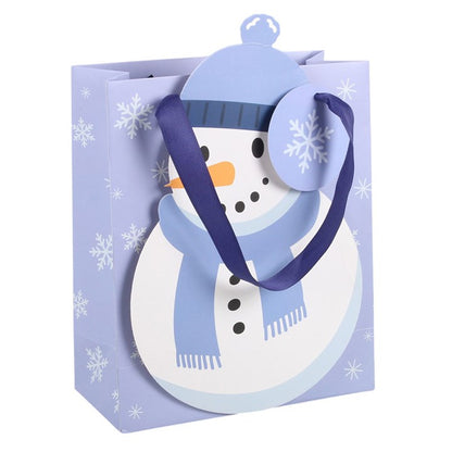 Snowman Shaped Gift Bag