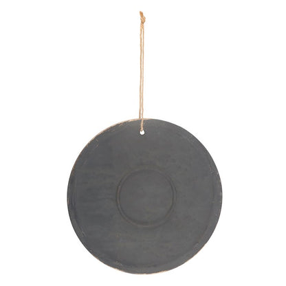 Green Witch Bronze Effect Terracotta Hanging Plaque