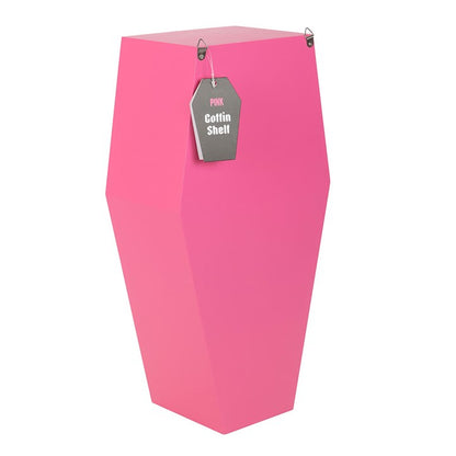 Small Hot Pink Coffin Shelf