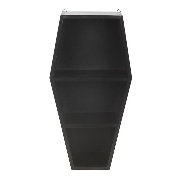 Small Black Coffin Shelf
