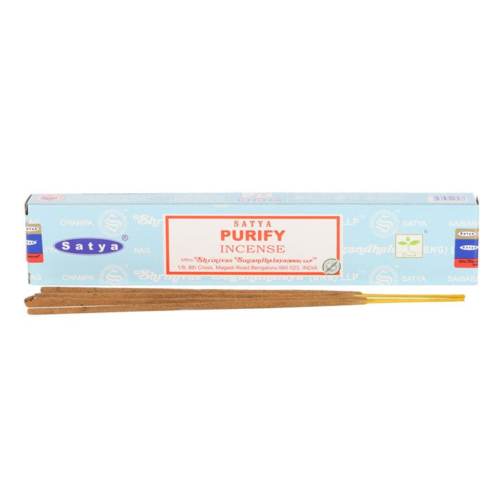 Set of 12 Purify Incense Sticks by Satya (12/50)