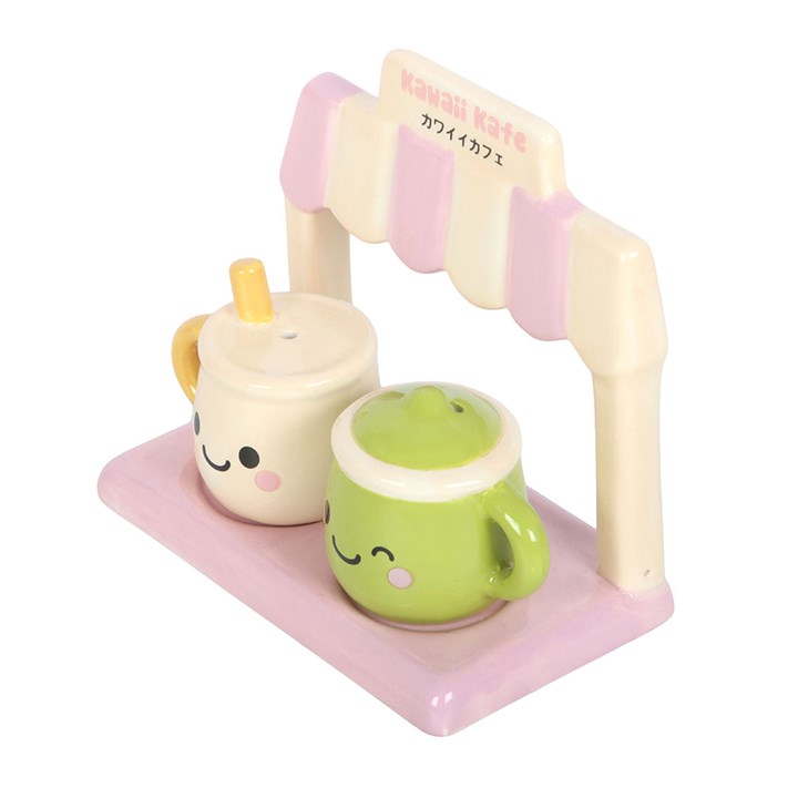 Kawaii Latte Salt and Pepper Shakers