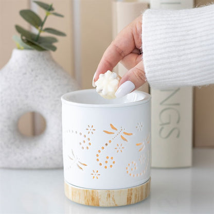 Dragonfly Matte Ceramic Oil Burner