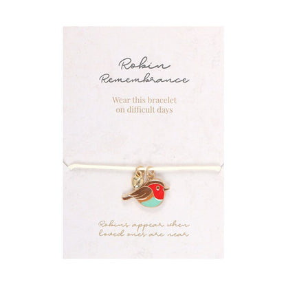 Robin Remembrance Charm Bracelet