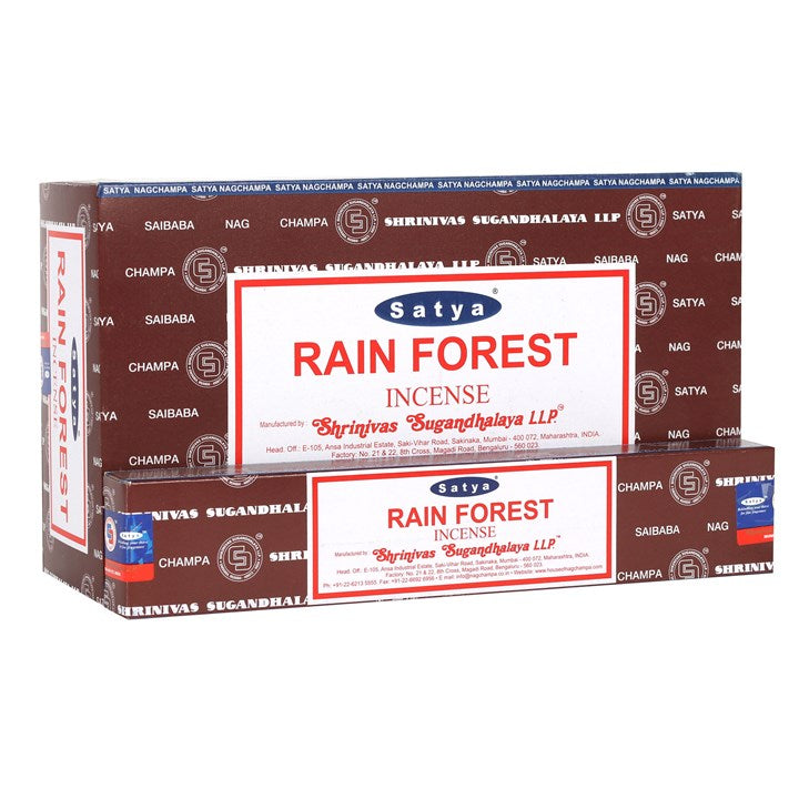 Set of 12 Rainforest Incense by Satya (12/50)