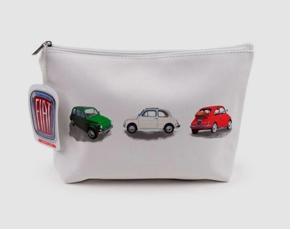 Fiat 500 Large PVC Toiletry Makeup Wash Bag