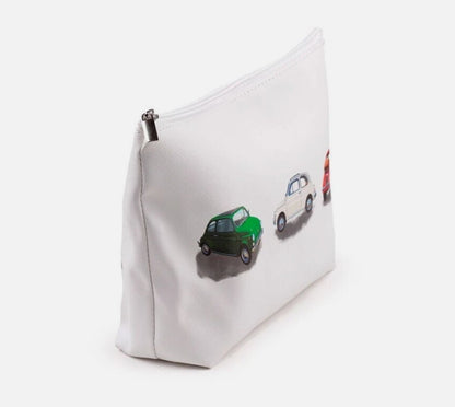 Fiat 500 Large PVC Toiletry Makeup Wash Bag