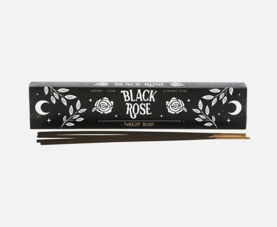 Midnight Rituals Pack of 15 Incense Sticks - Black Rose (Twilight Blush)