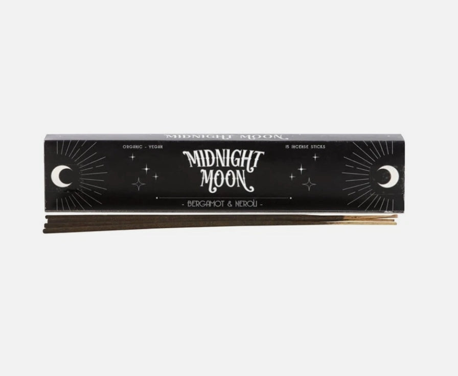 Midnight Rituals Pack of 15 Incense Sticks - Midnight Moon (Bergamot & Neroli)