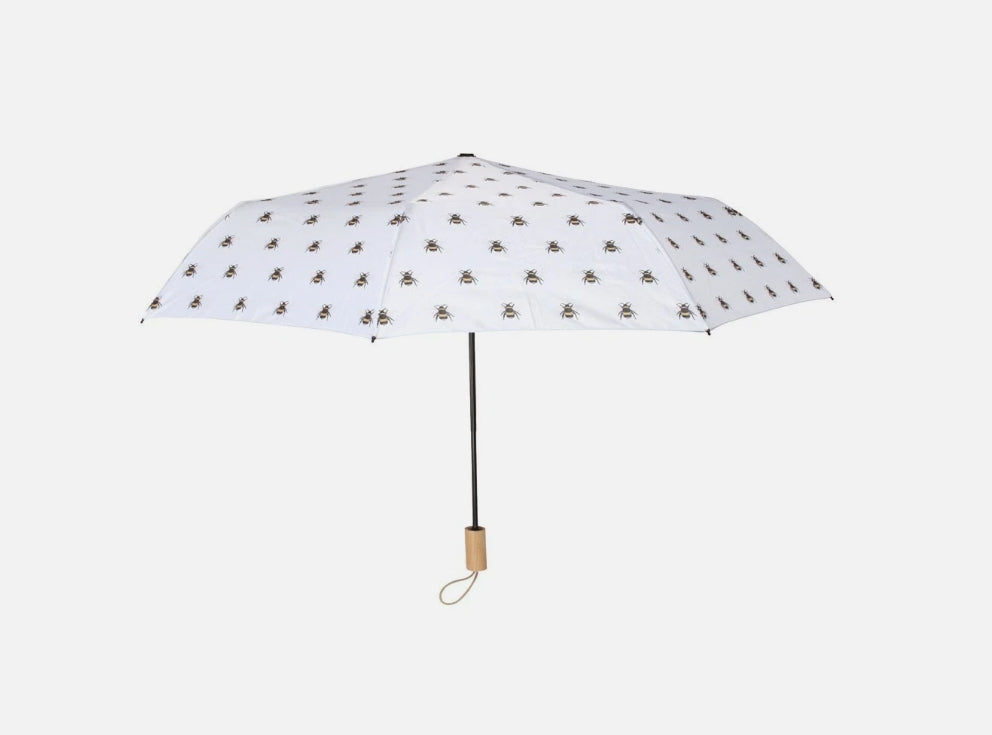 Bee Print Folding Travel Umbrella