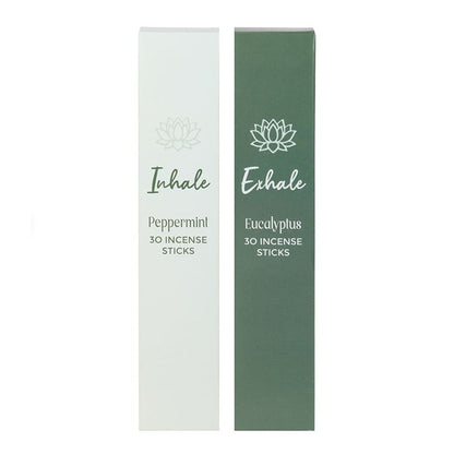 Set of 2 Inhale Exhale Incense Stick Packs