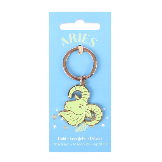 Zodiac Zest Aries Keyring