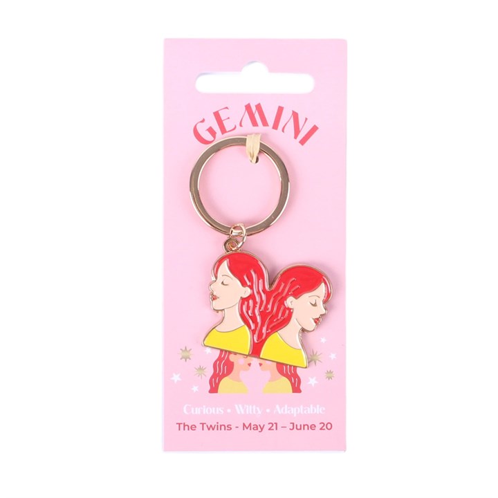 Zodiac Zest Gemini Keyring