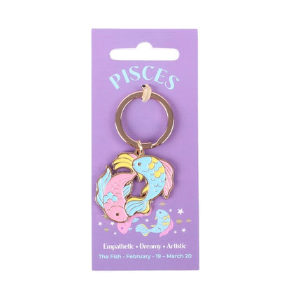 Zodiac Zest Pisces Keyring
