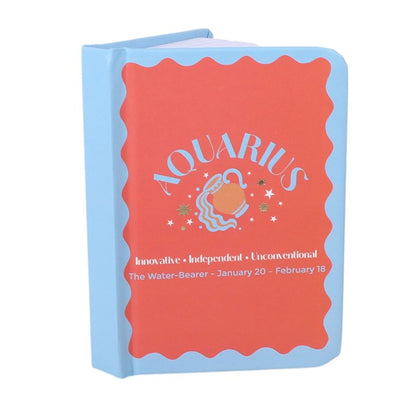 Zodiac Zest Aquarius Mini Notebook
