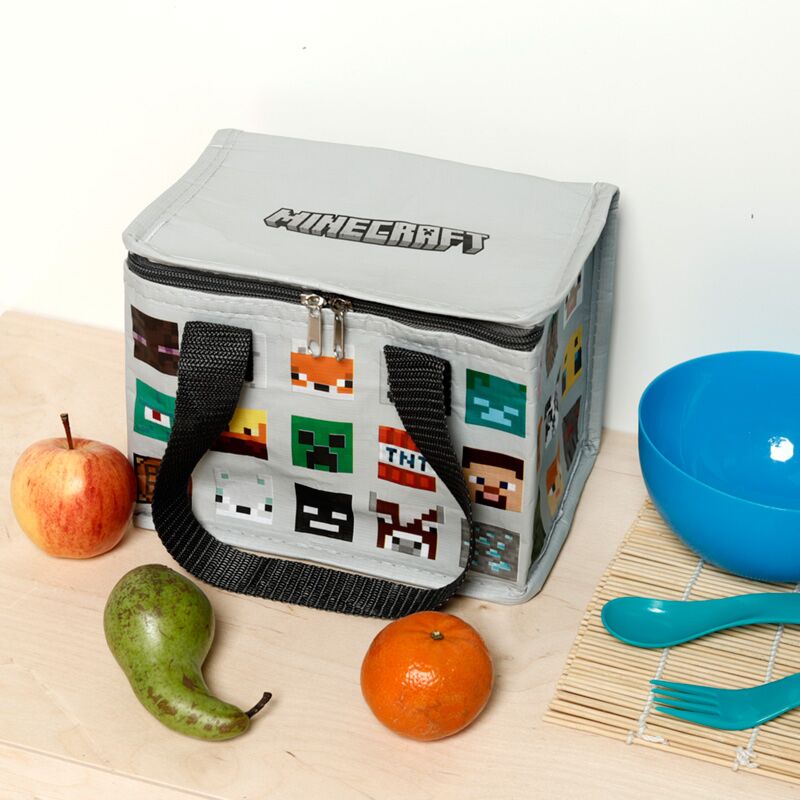 RPET Cool Bag Lunch Bag Minecraft Faces