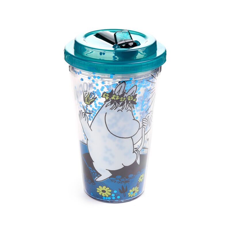 Moomin Double Walled Cup & Straw
