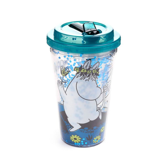 Moomin Double Walled Cup & Straw